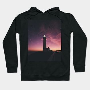 Light House With a Beautiful Sky Hoodie